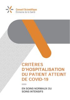Critères d'hospitalisation du patient atteint de Covid-19 (2020)