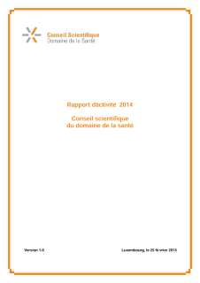 Rapport d'activité 2014-Version finale