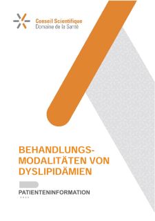 Modalités de prise en charge des dyslipidémies - version allemande pour les patients (2025)